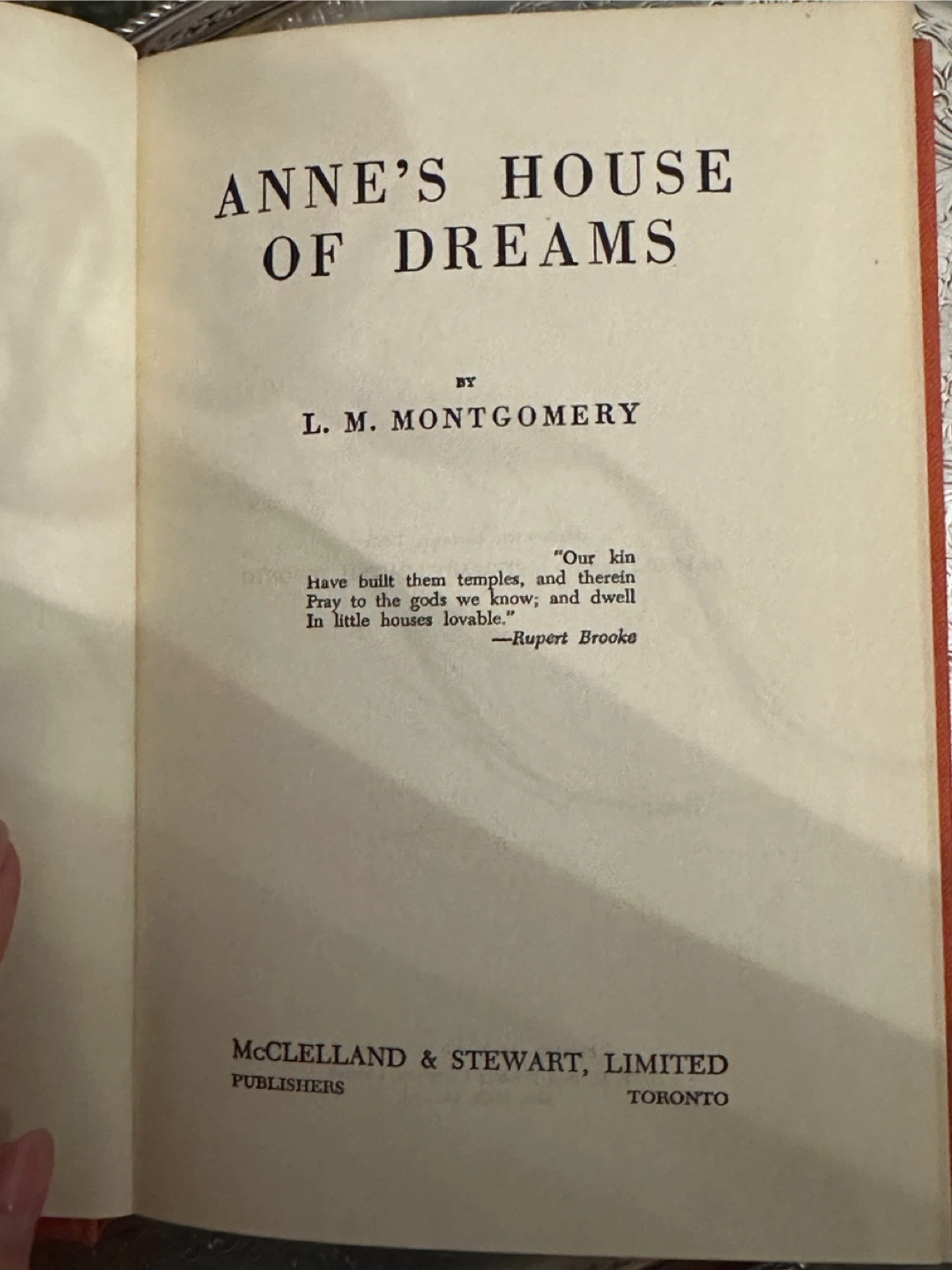 1922 Anne's House of Dreams & Anne of Ingleside