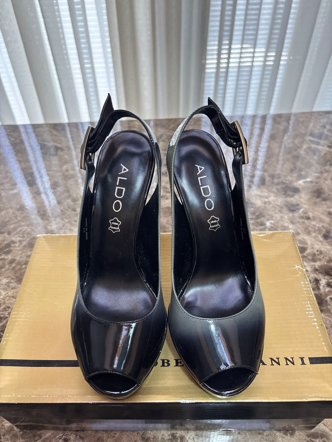 Aldo Peep-Toe Slingback Heels - photo 2