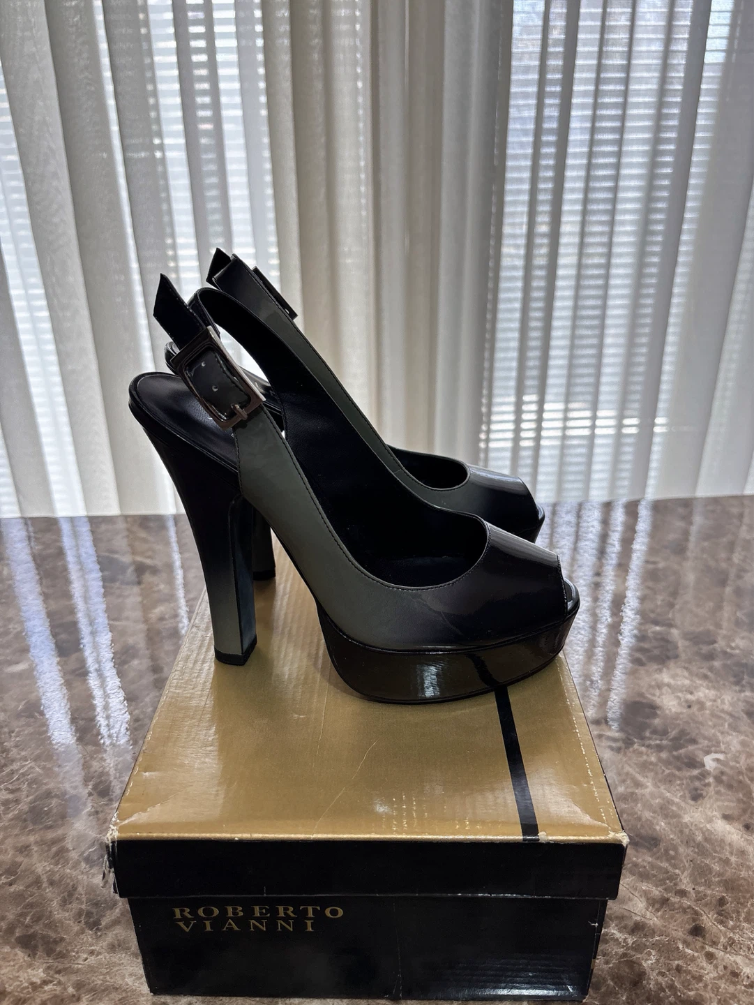 Aldo Peep-Toe Slingback Heels - photo 3