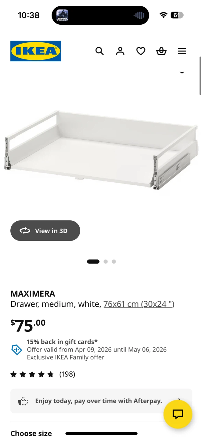 Moving! Unboxed- IKEA MAXIMERA