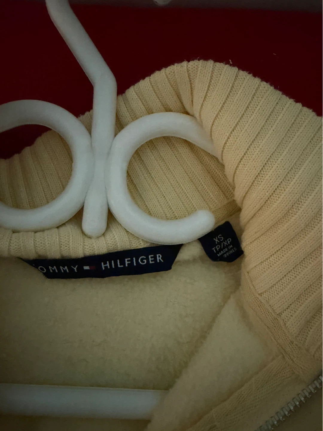 Tommy Hilfiger Yellow 1/4 Zip Sweatshirt - XS - photo 2