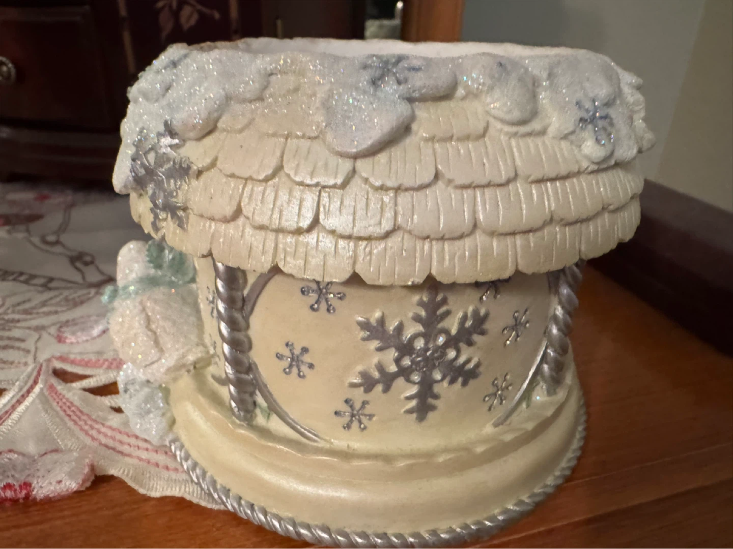 Winter Birds Candle Holder - photo 3