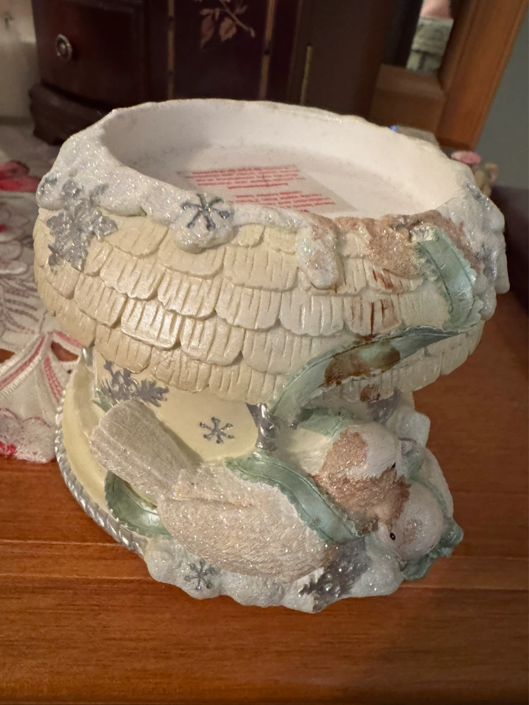 Winter Birds Candle Holder - photo 4