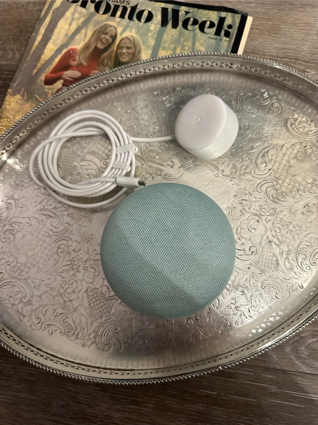 Google Nest Mini (2nd Gen) Smart Speaker - Aqua