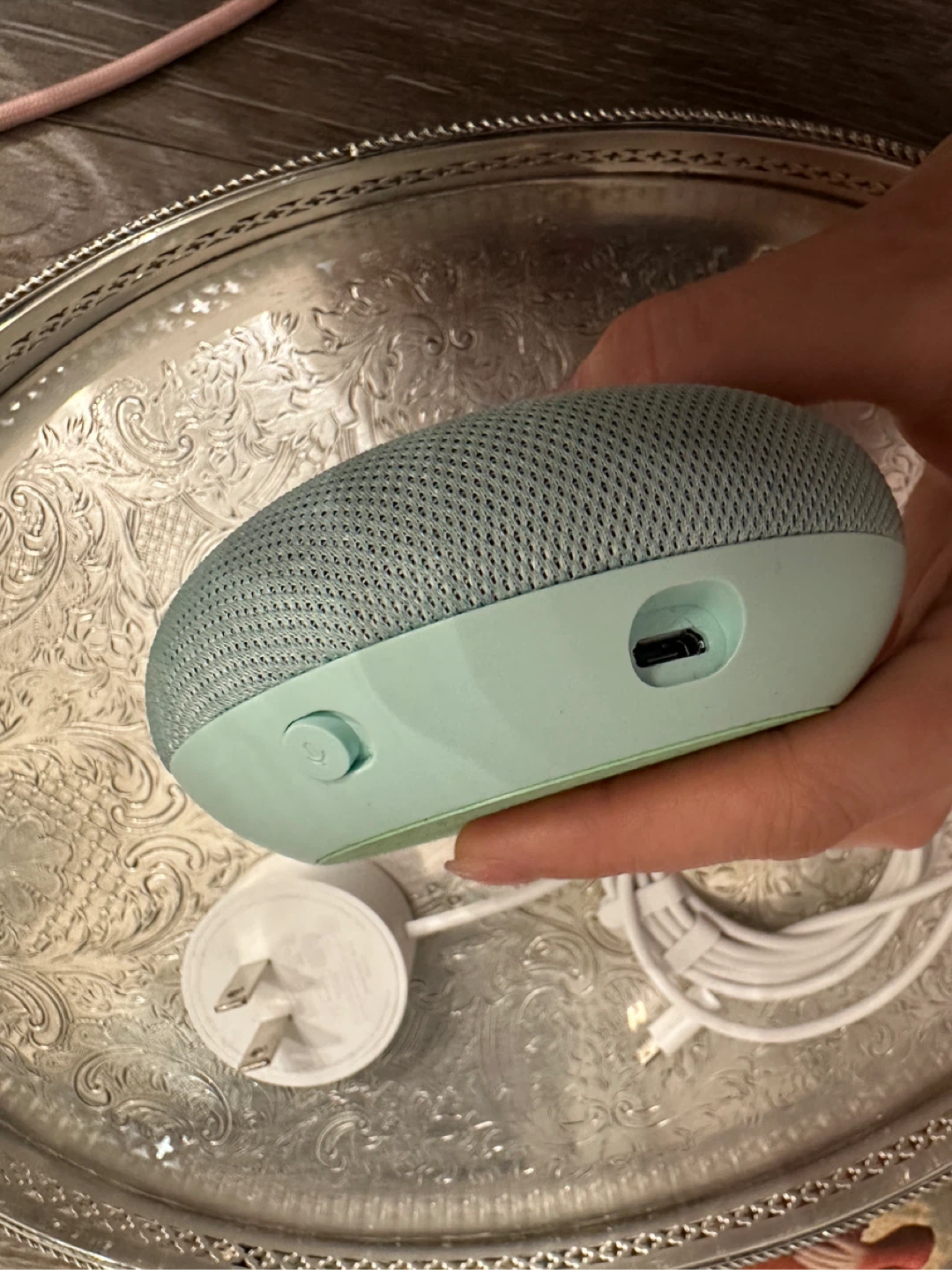 Google Nest Mini (2nd Gen) Smart Speaker - Aqua - photo 3