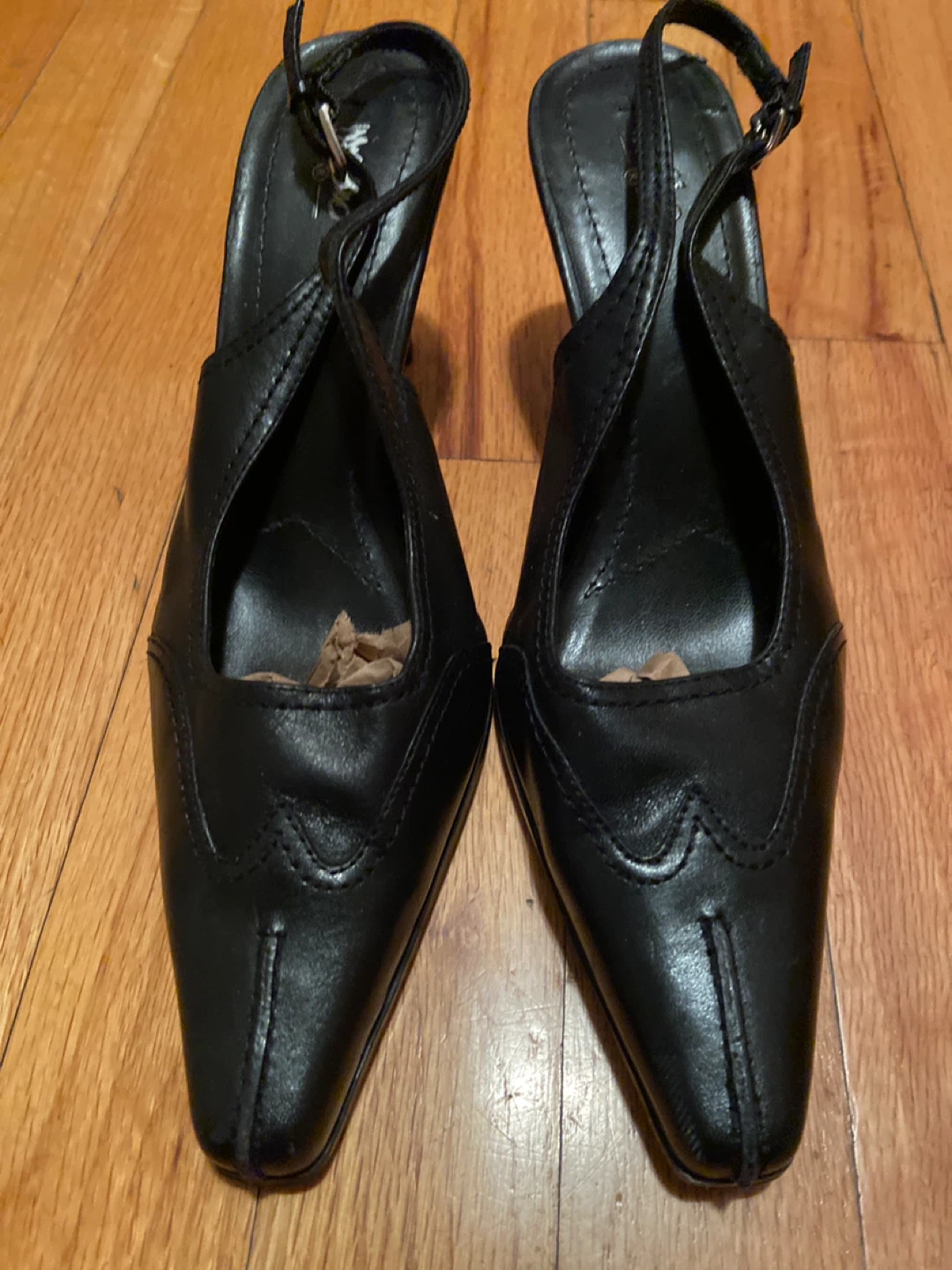 Mossimo Women's Black Slingback Heels - photo 2
