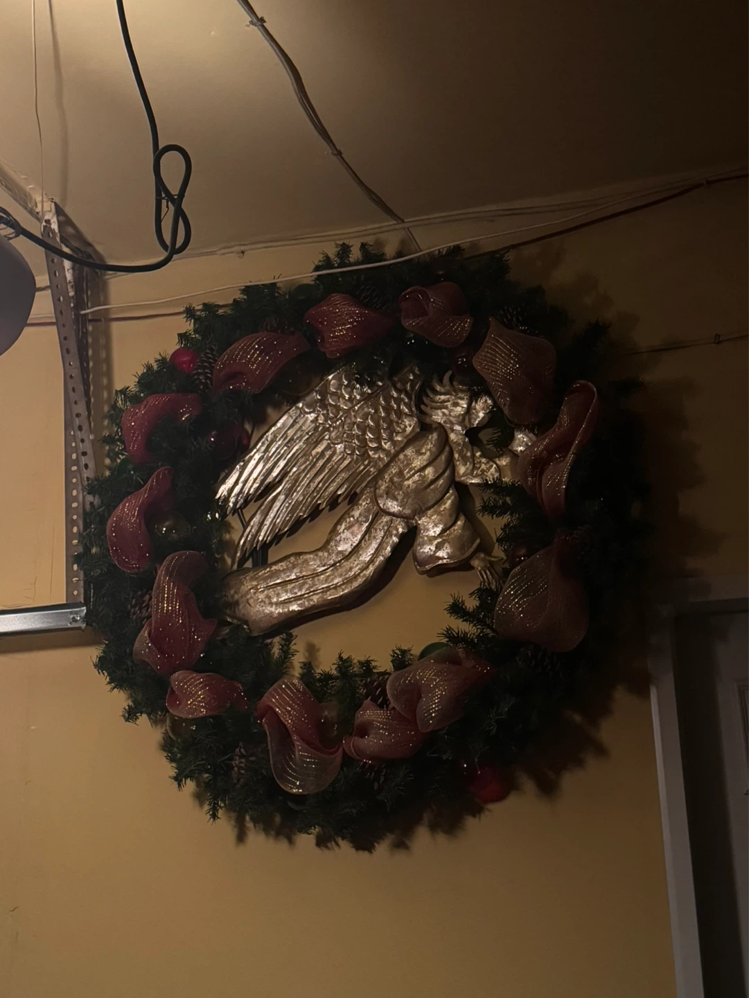 Christmas Wreath with Angel