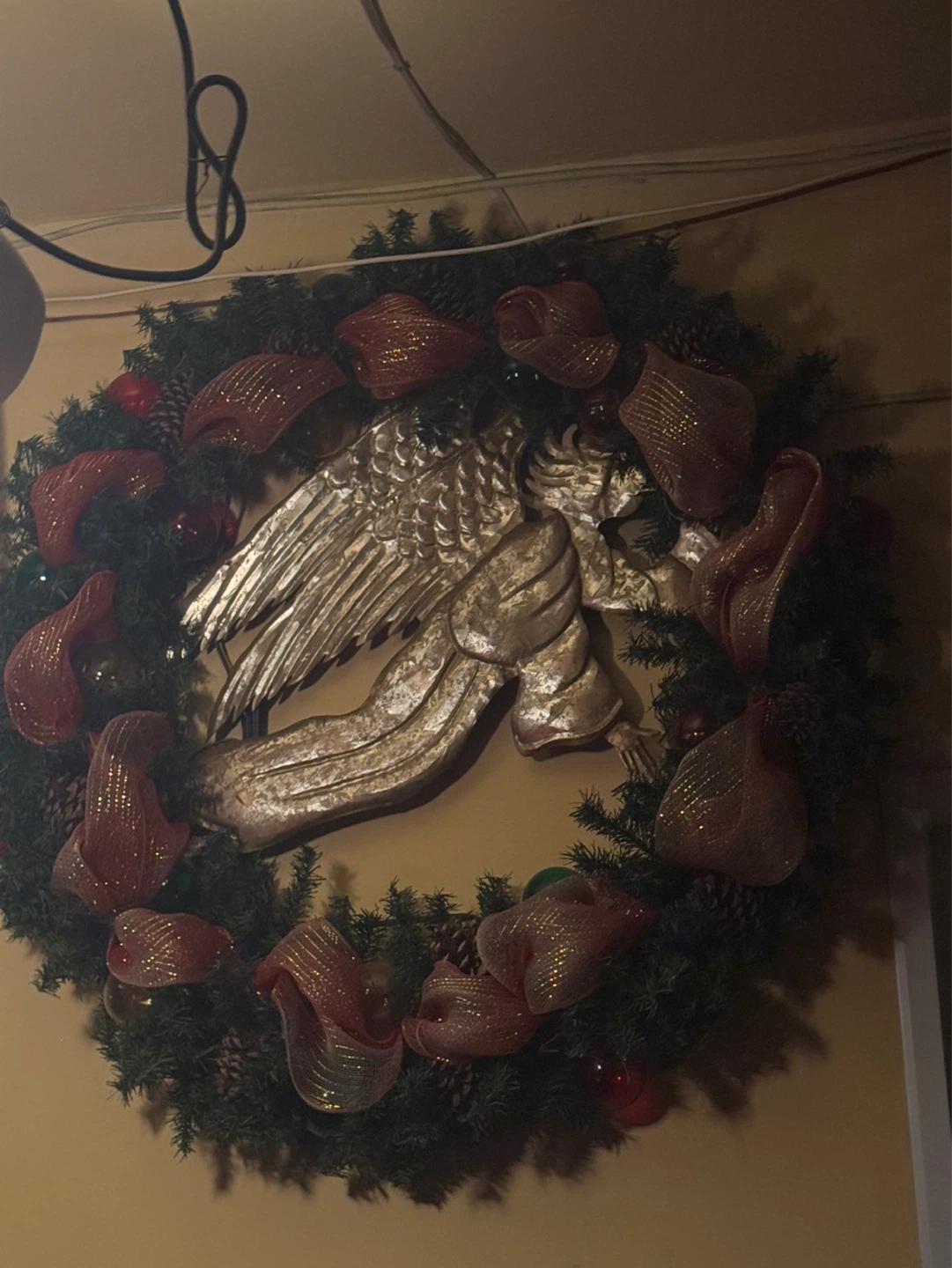 Christmas Wreath with Angel - photo 2