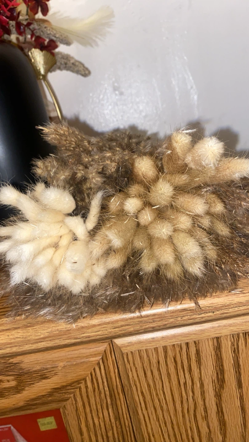 Dried Pampas Grass & Bunny Tail Flower Arrangement - photo 5
