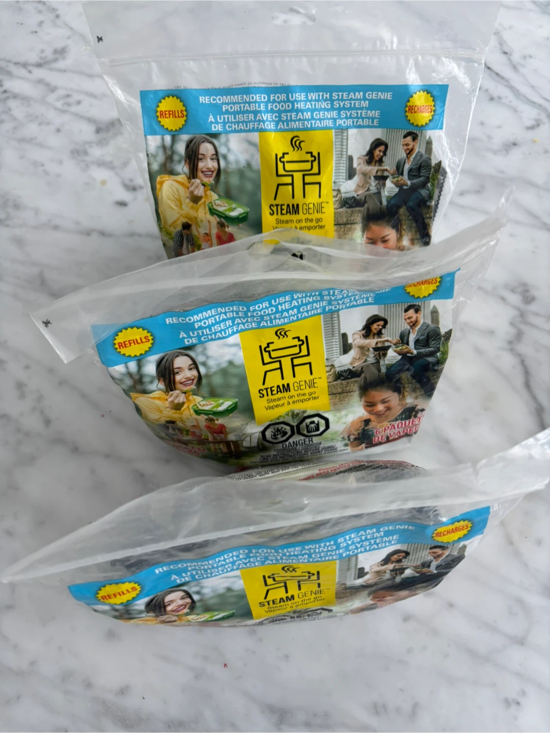 Steam Genie Portable Food Heating System Refills (6 Pack) - photo 2