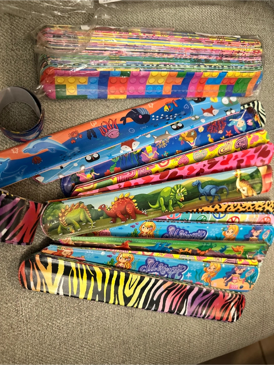 Assorted Snap Slap Bracelets - Kids Fun Designs