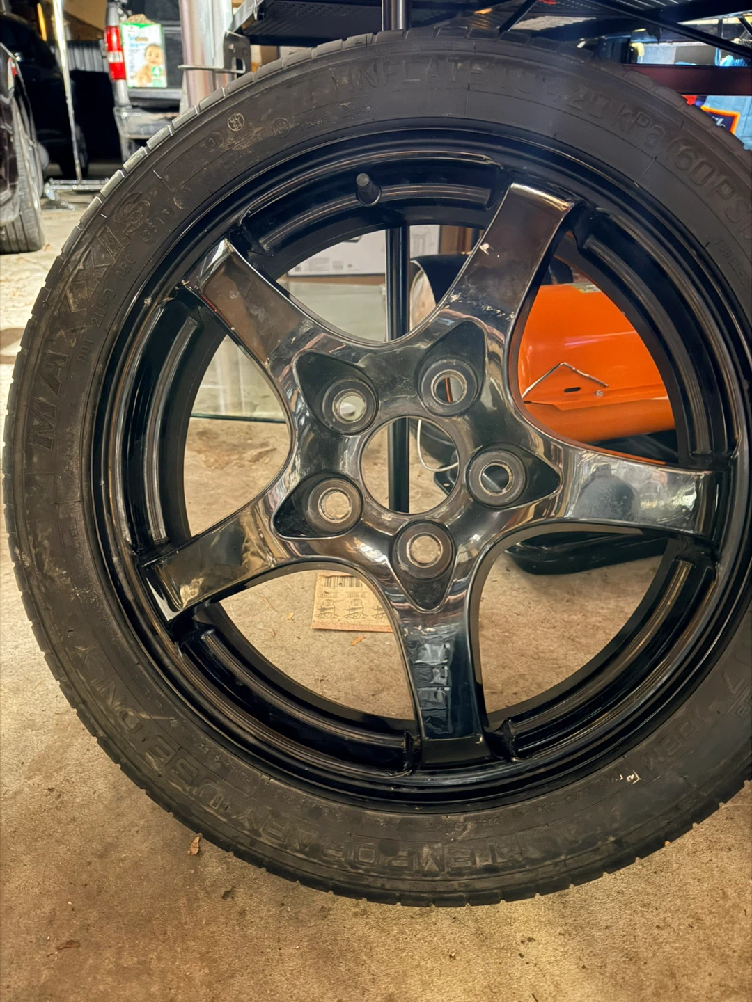 Temporary Spare Tire with Black Rim - photo 2