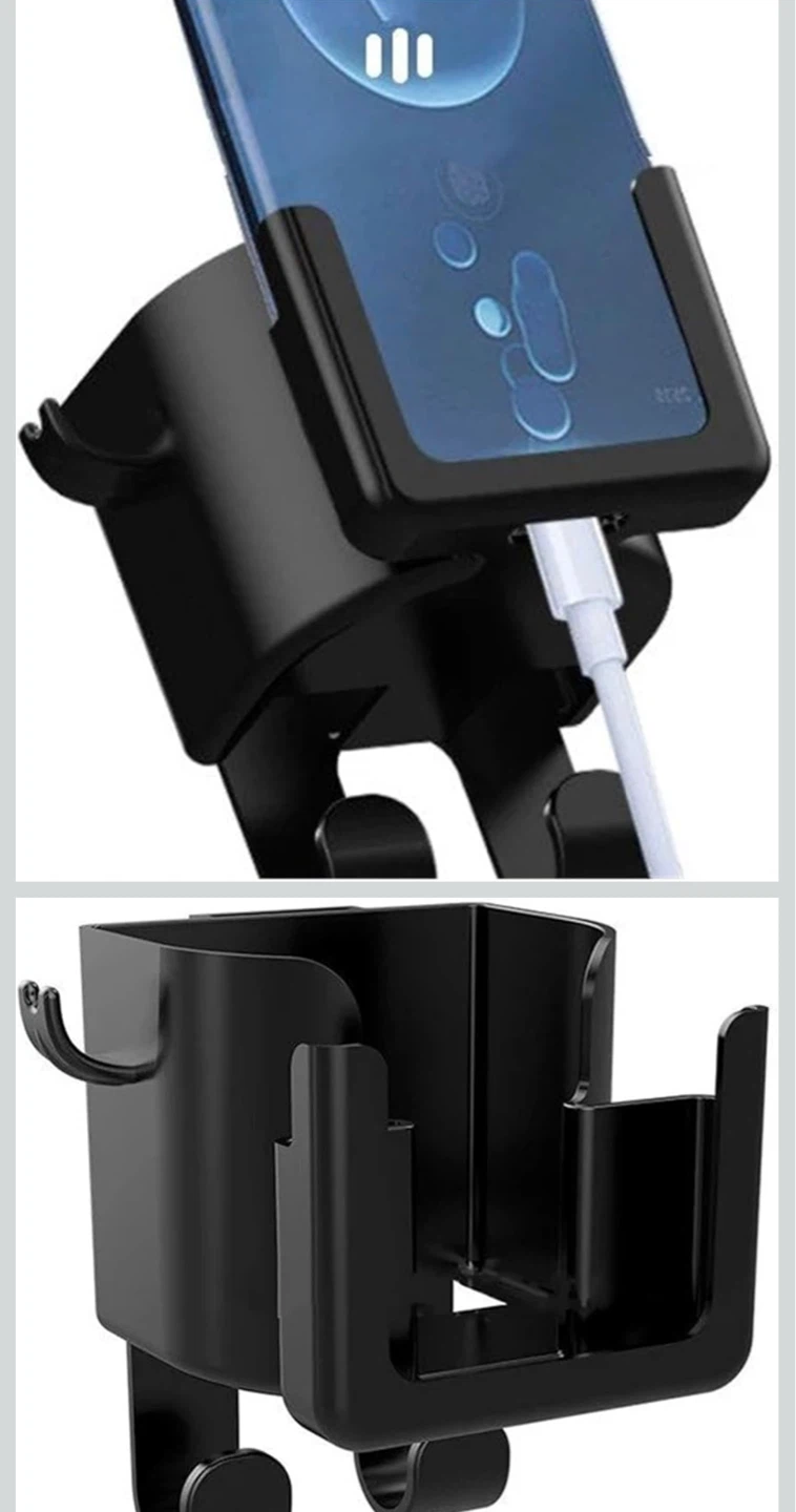 6 in 1 Car Headrest Drink Holder with Hooks - photo 4