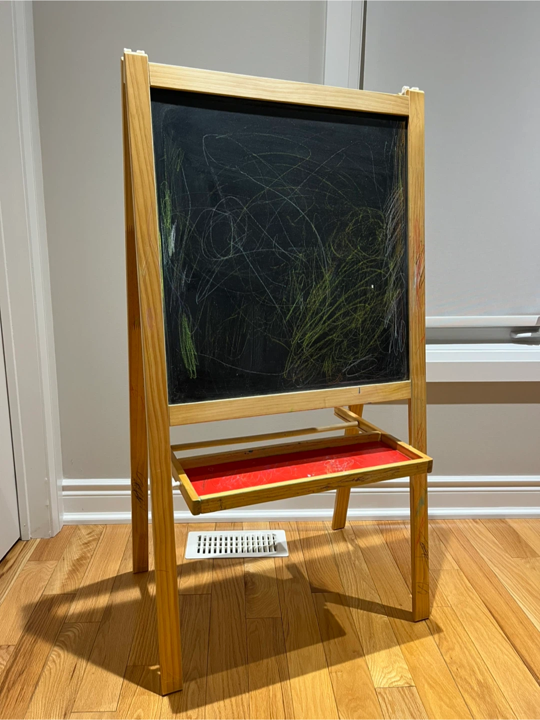 IKEA Wooden Double-Sided Easel for Kids
