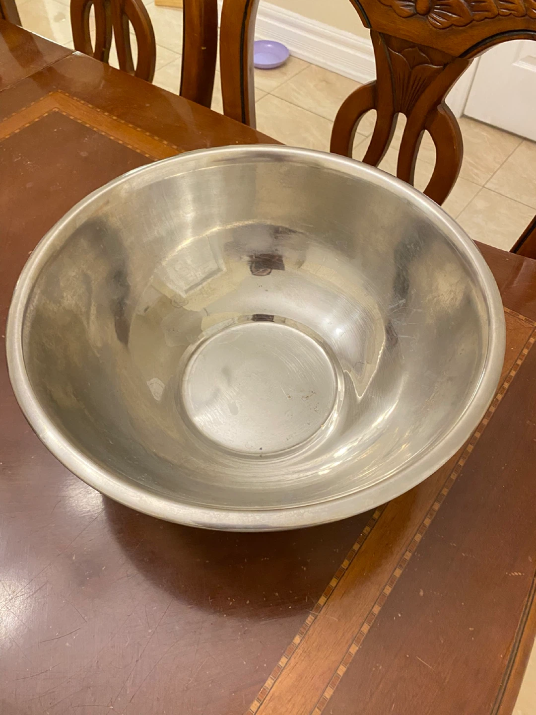 Large Stainless Steel Mixing Bowl