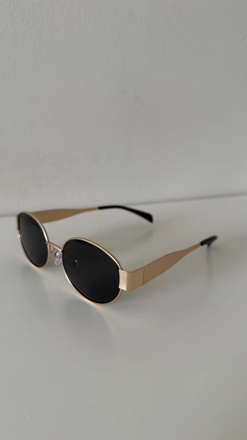 New Retro Oval Sunglasses –  (UV400 Protection) - photo 3
