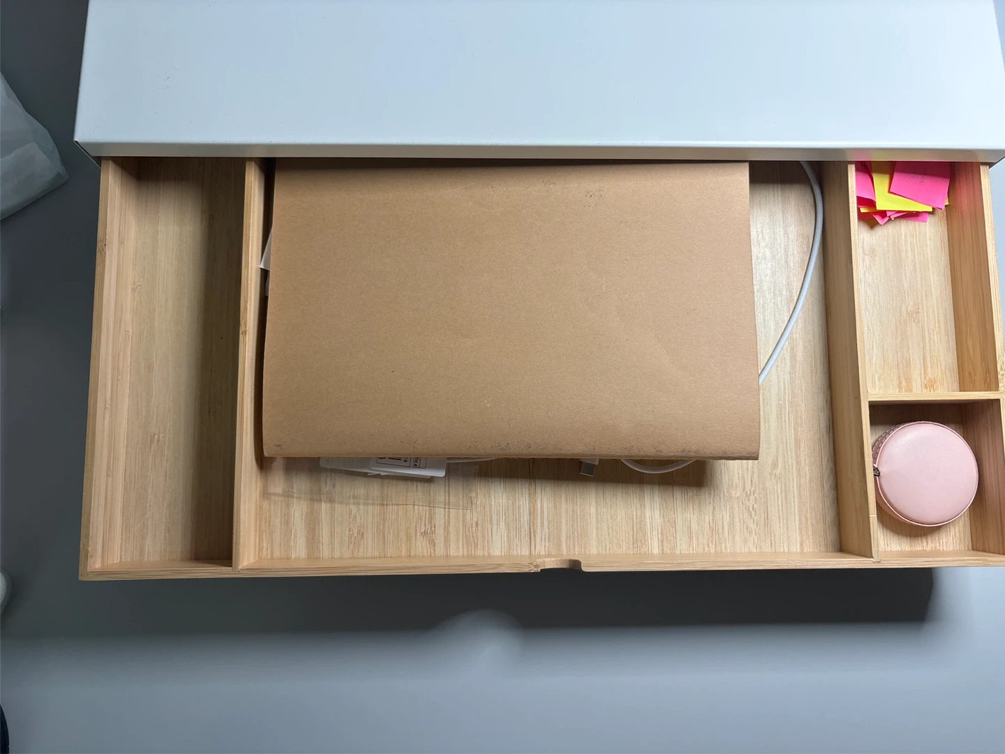 IKEA monitor stand with drawer - photo 2