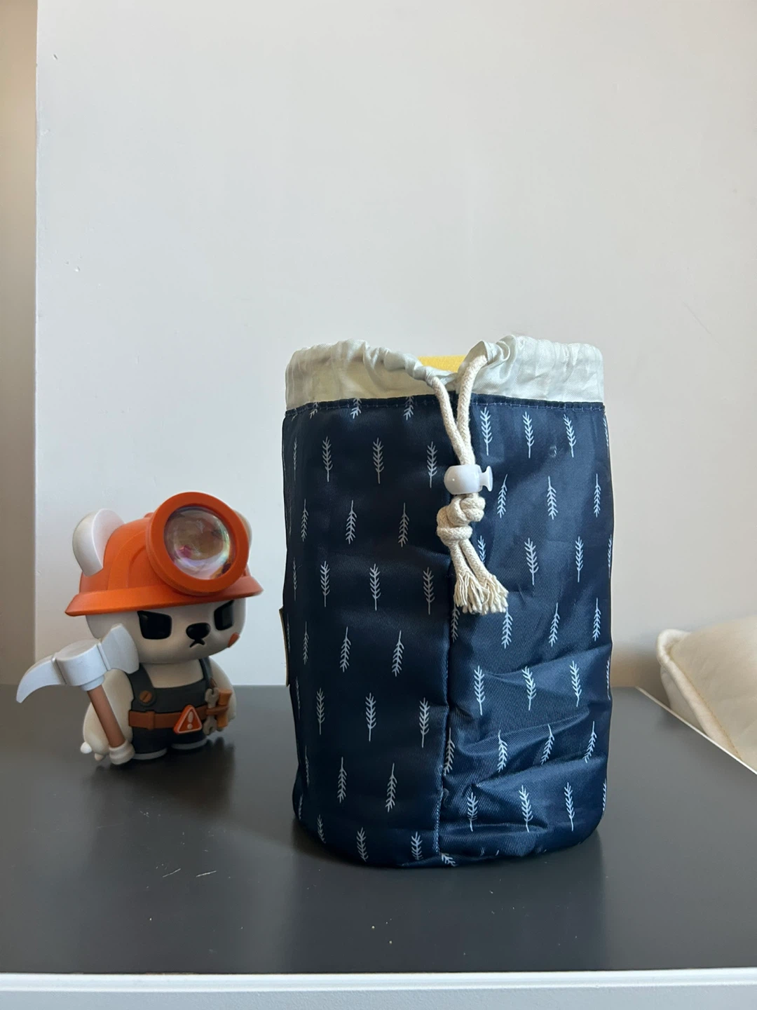 Portable Drawstring Cylinder Multifunctional Cosmetic Bag - photo 5