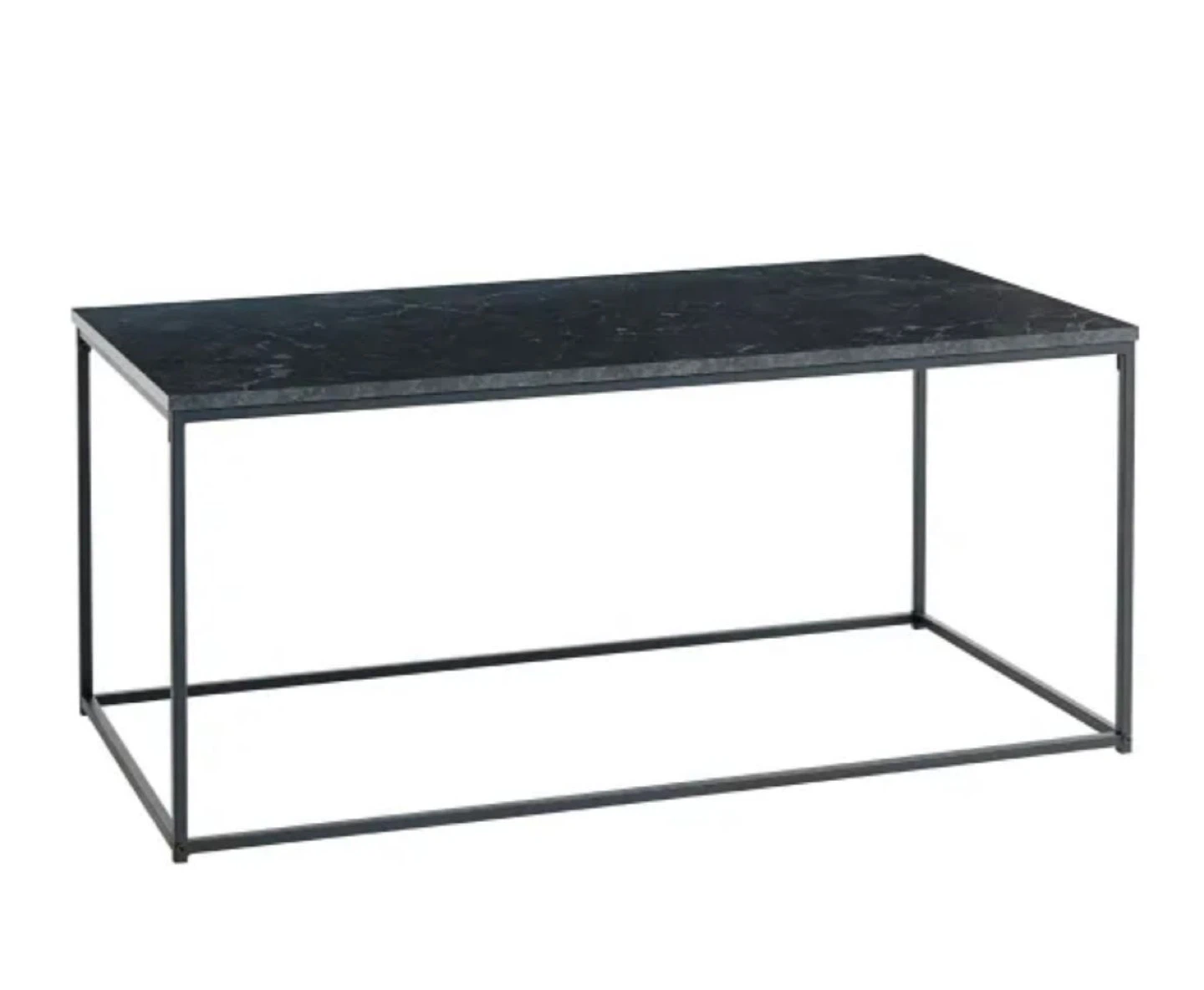 Modern Coffee Table with Marble-Look Top - photo 5