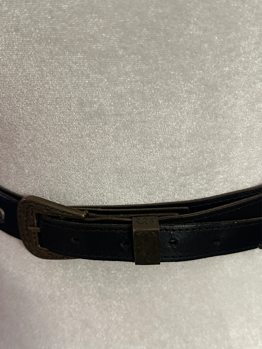 Embroidered Floral Belt with Western Buckle - photo 3