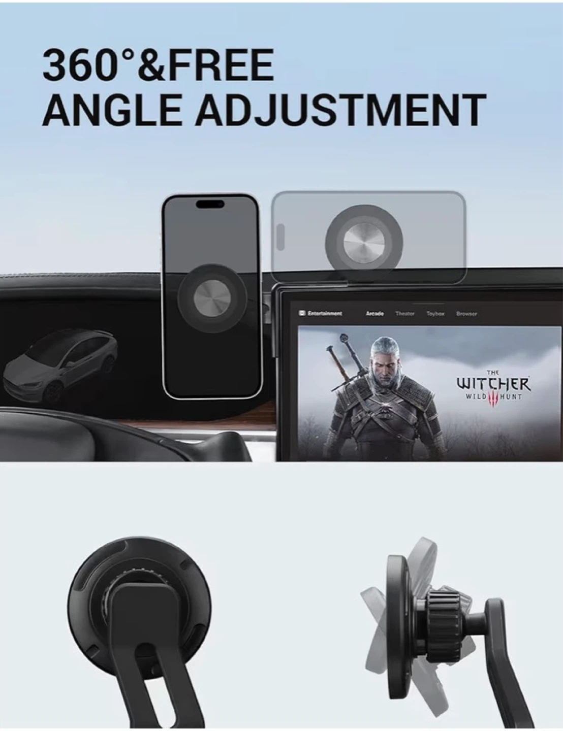 Tesla Magnetic Phone Mount Holder for Magsafe - photo 3