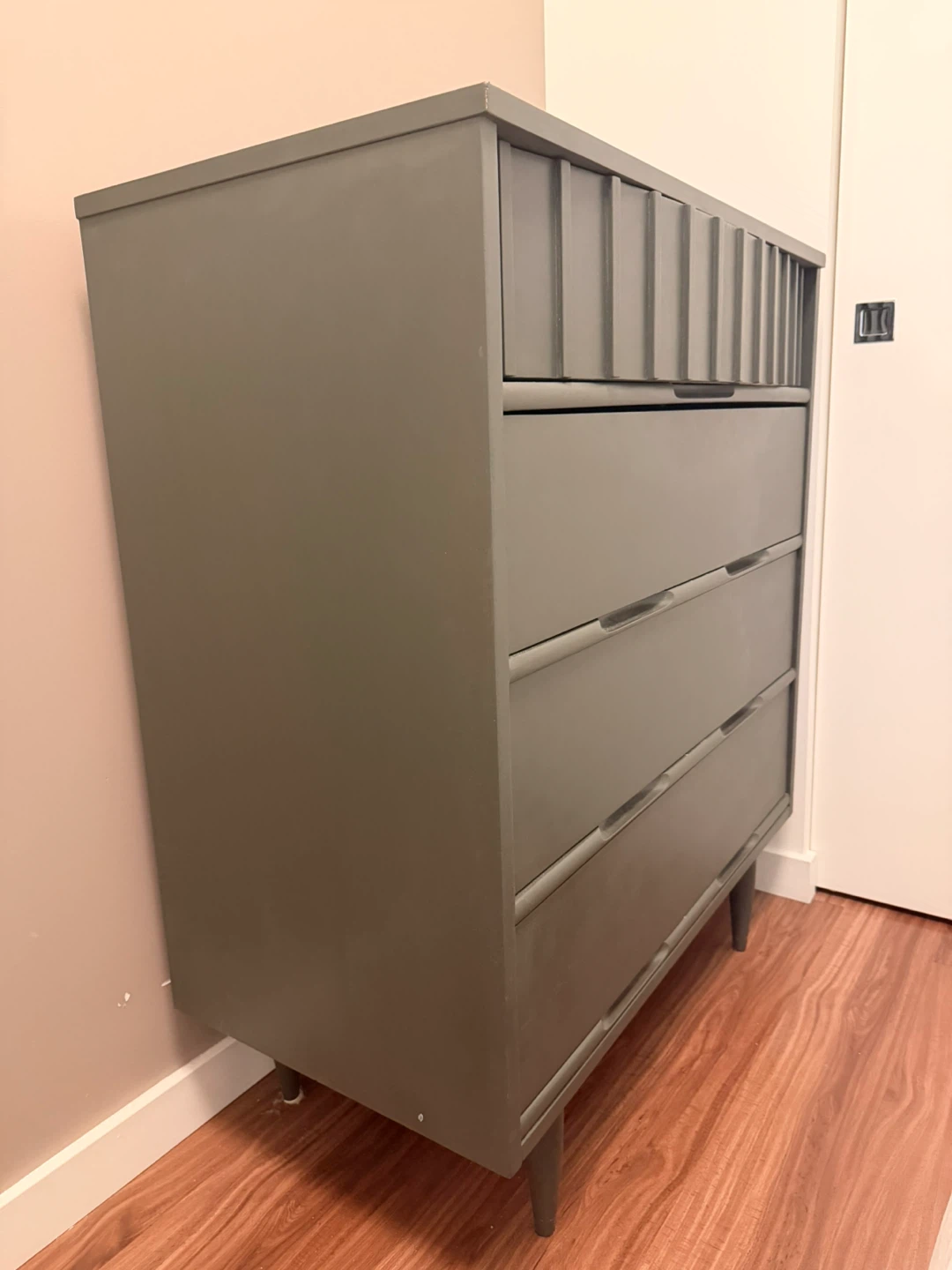 Greyish-Green 5-Drawer Dresser - photo 2