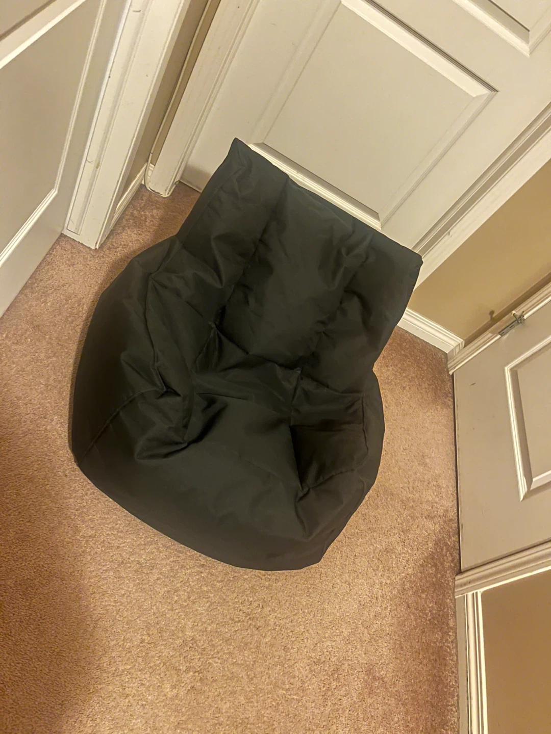 Black Bean Bag Chair - photo 2