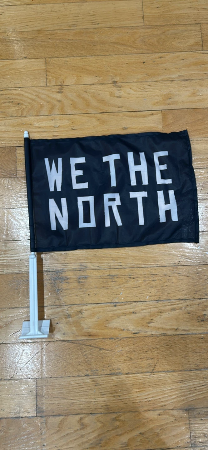 We The North Toronto Raptors Fan Flag