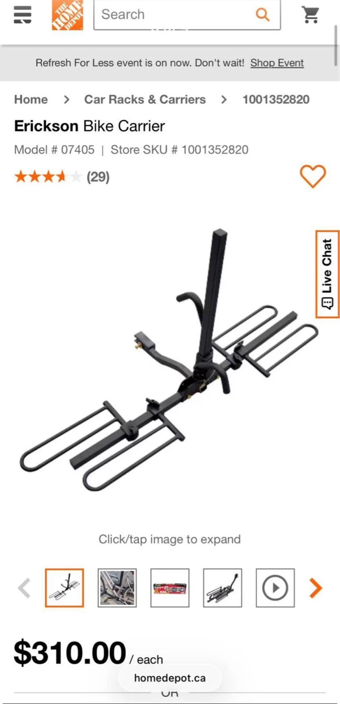 Brand new Erickson 2-Bike Hitch Carrier - photo 2