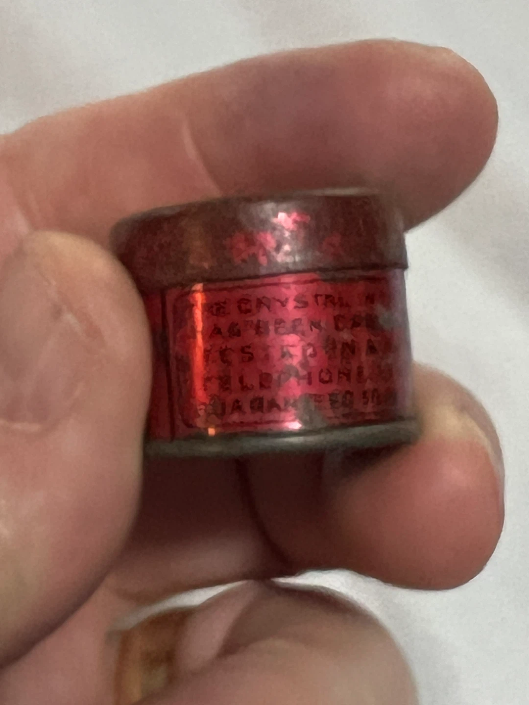 2 Antique Typewriter Ribbon Tins - photo 3