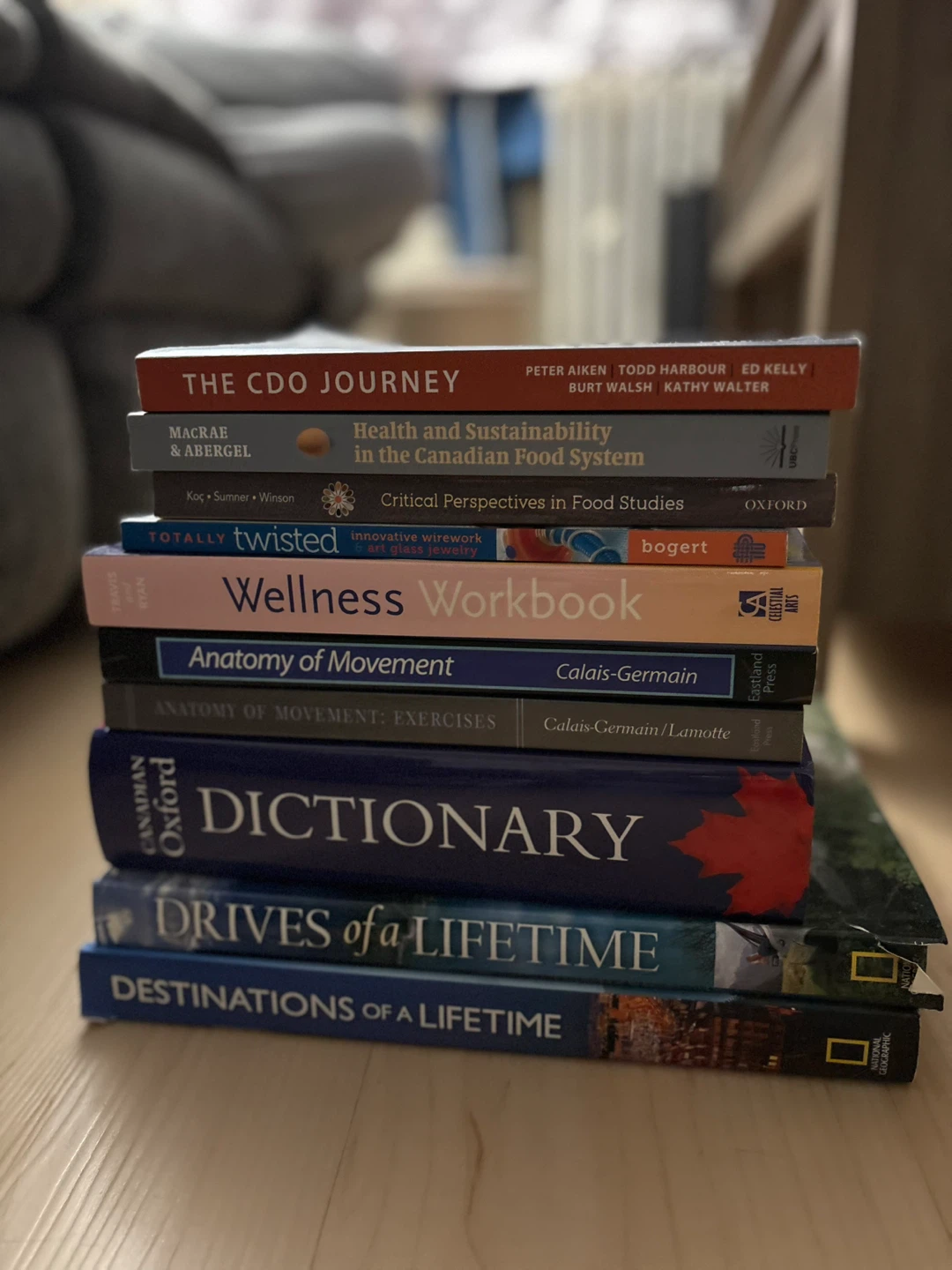 Variety of textbooks