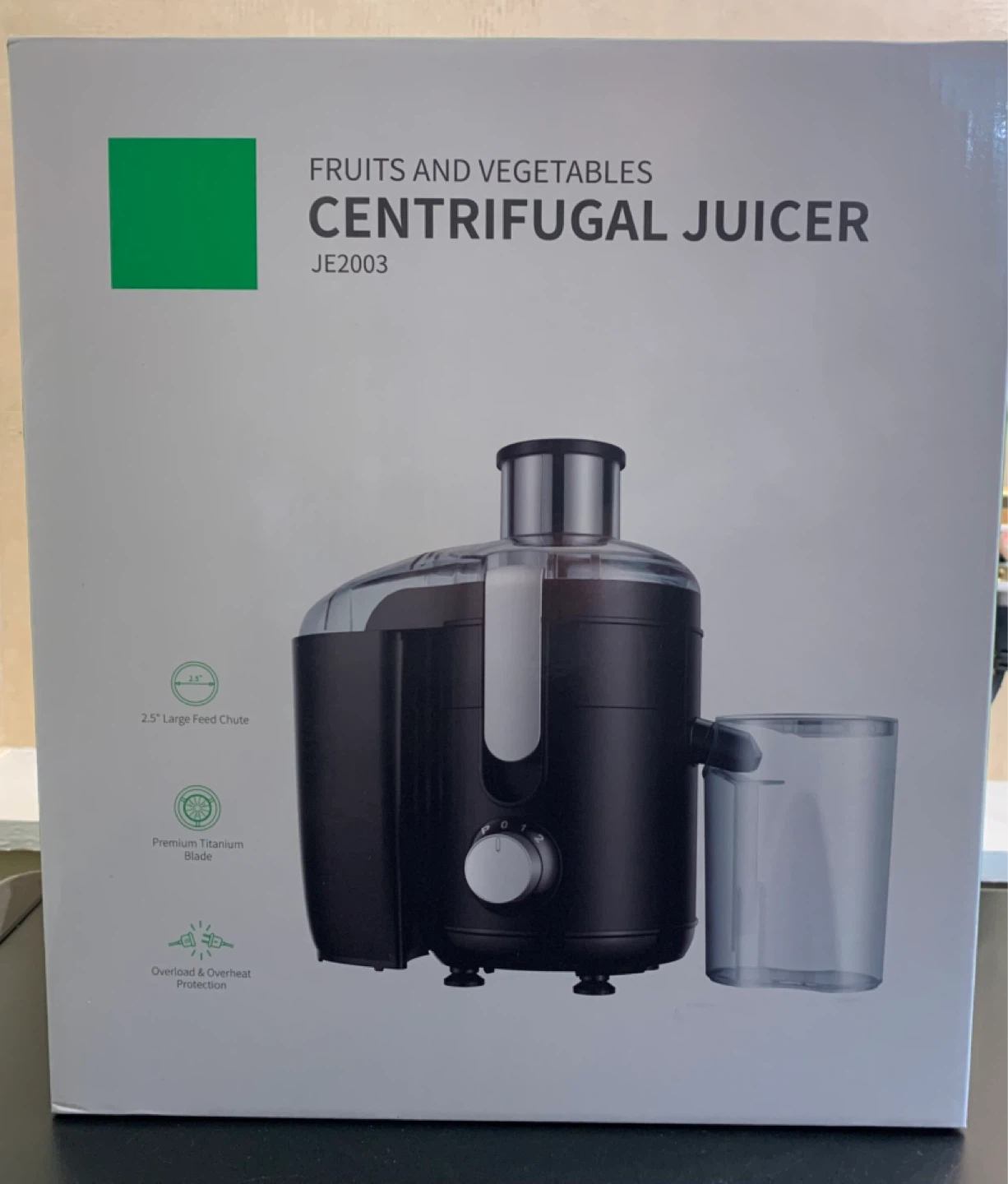 GDOR Centrifugal Juicer JE2003 - Black - photo 3