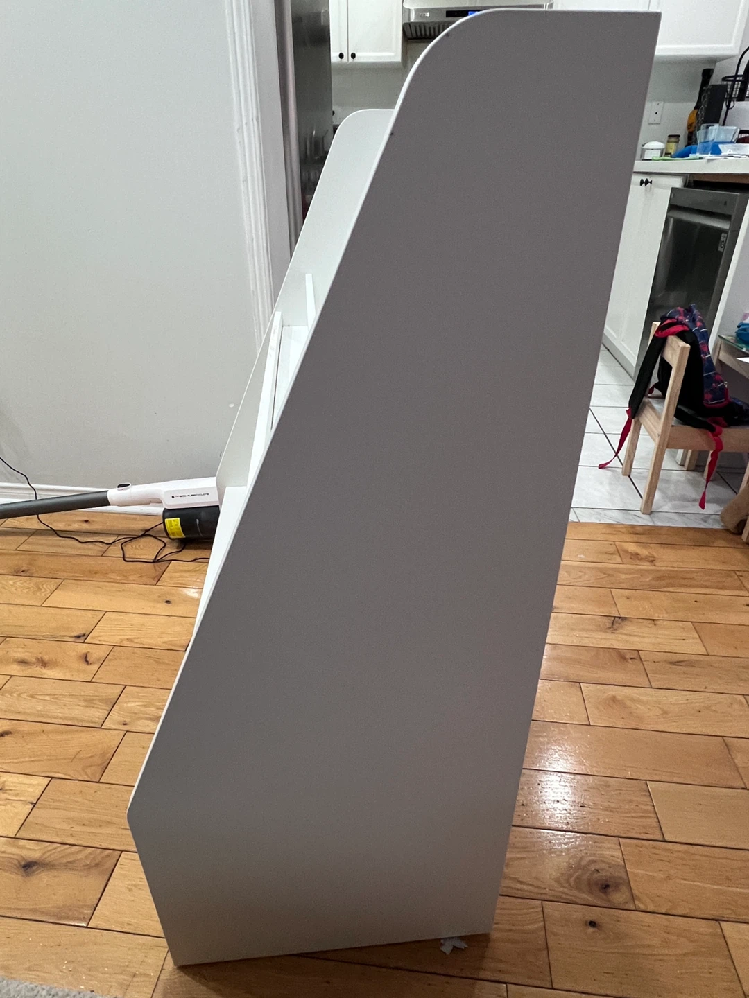 White 2-Tier Bookshelf