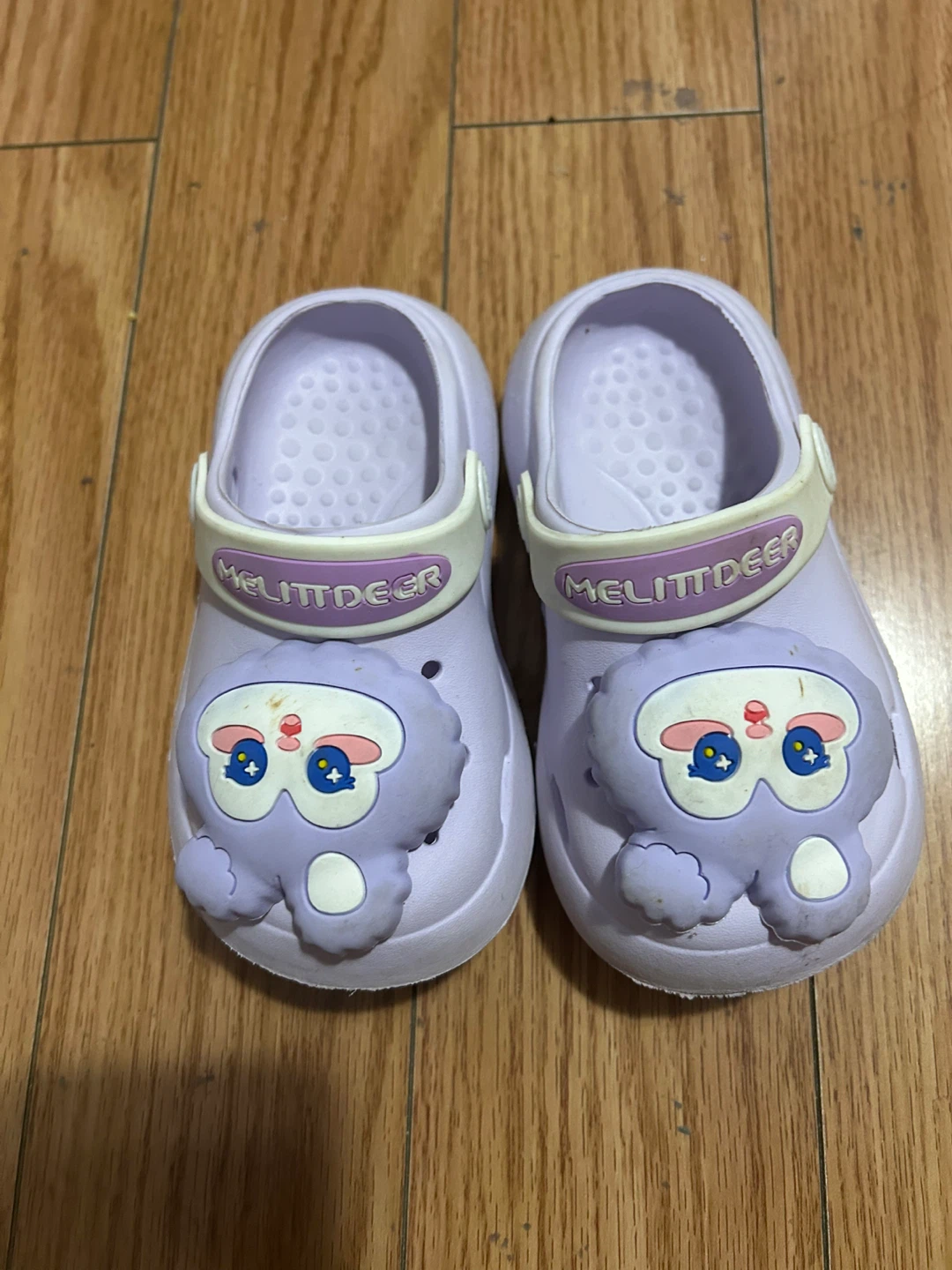 Purple Melittdeer Kids Clogs with Character - photo 2