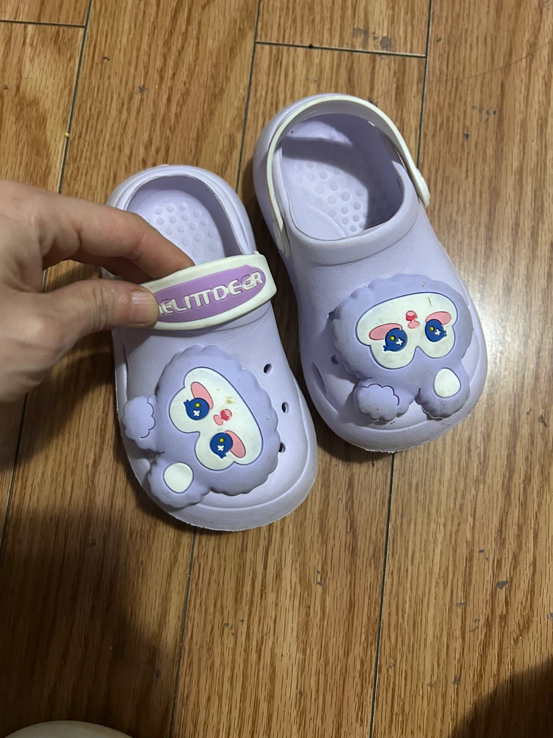 Purple Melittdeer Kids Clogs with Character - photo 5