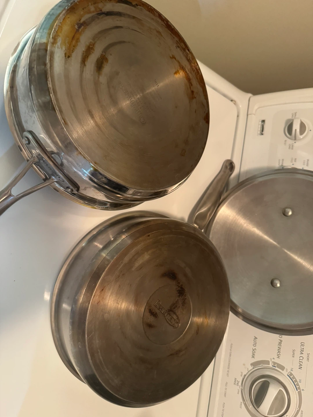 Cuisinart & Beau Mark Stainless Steel Pots with Lids - photo 4