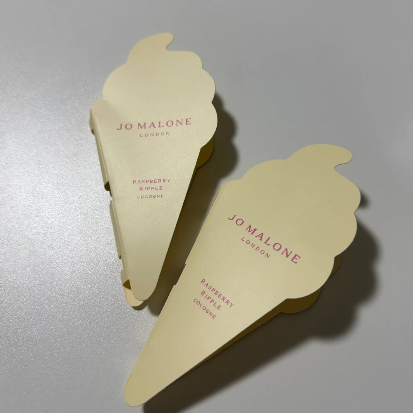 2x Jo Malone London Raspberry Ripple Cologne Samples