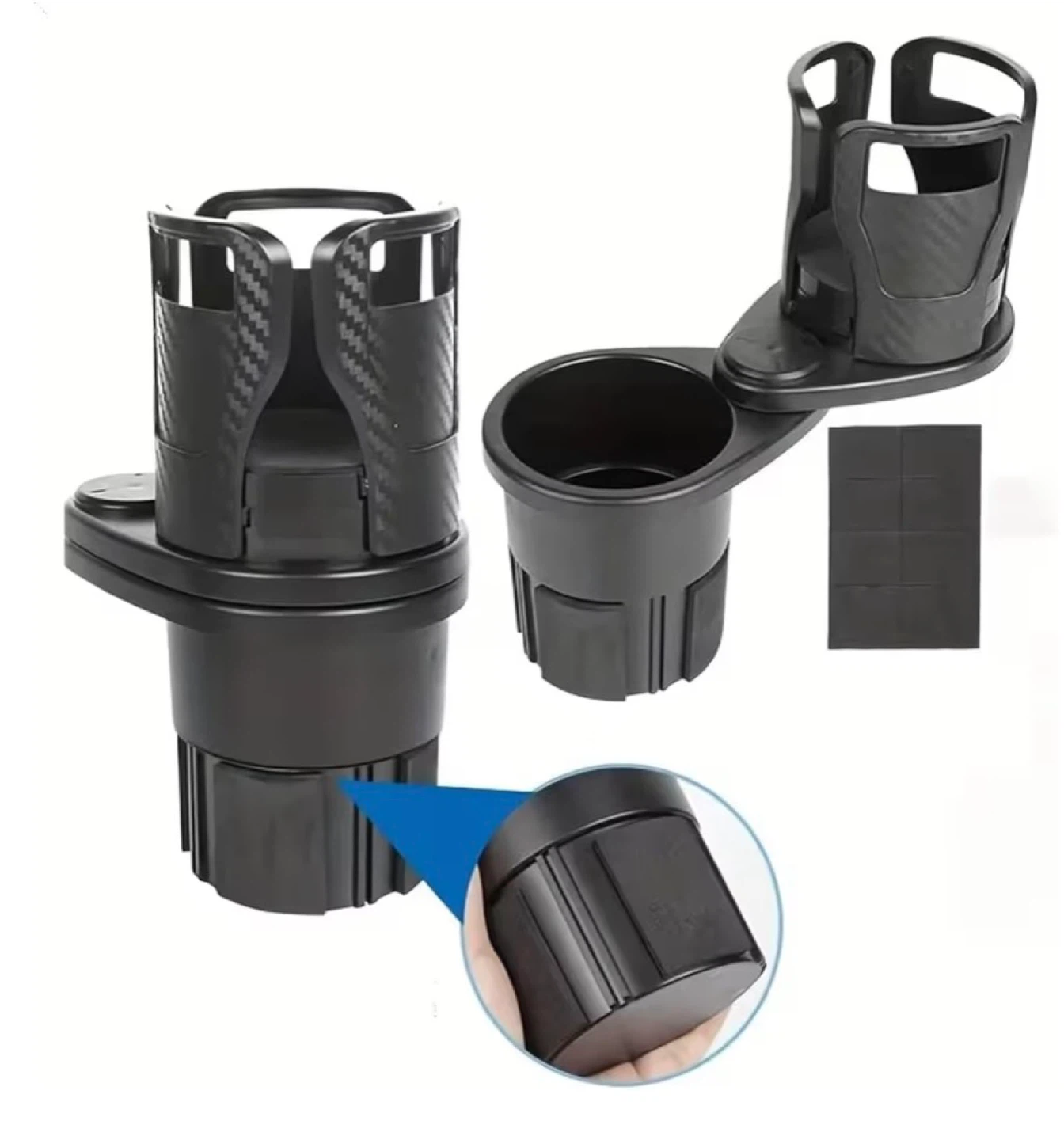 Adjustable Dual Car Cup Holder Expander Organizer - photo 3