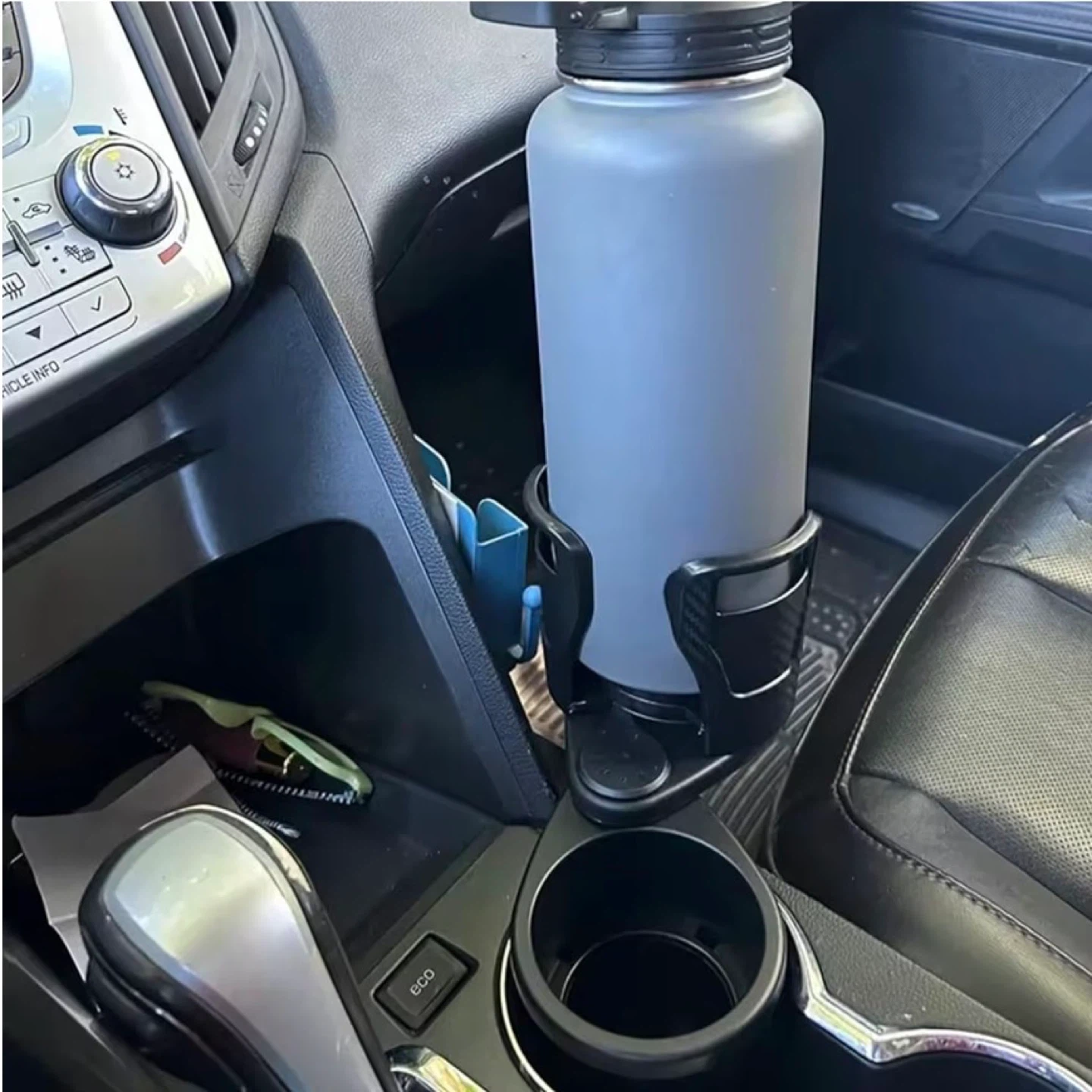 Adjustable Dual Car Cup Holder Expander Organizer - photo 4