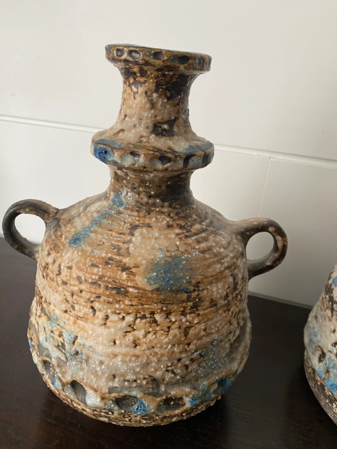 Pair of Carstens Tönnieshof Fat Lava Vases - West Germany - photo 2