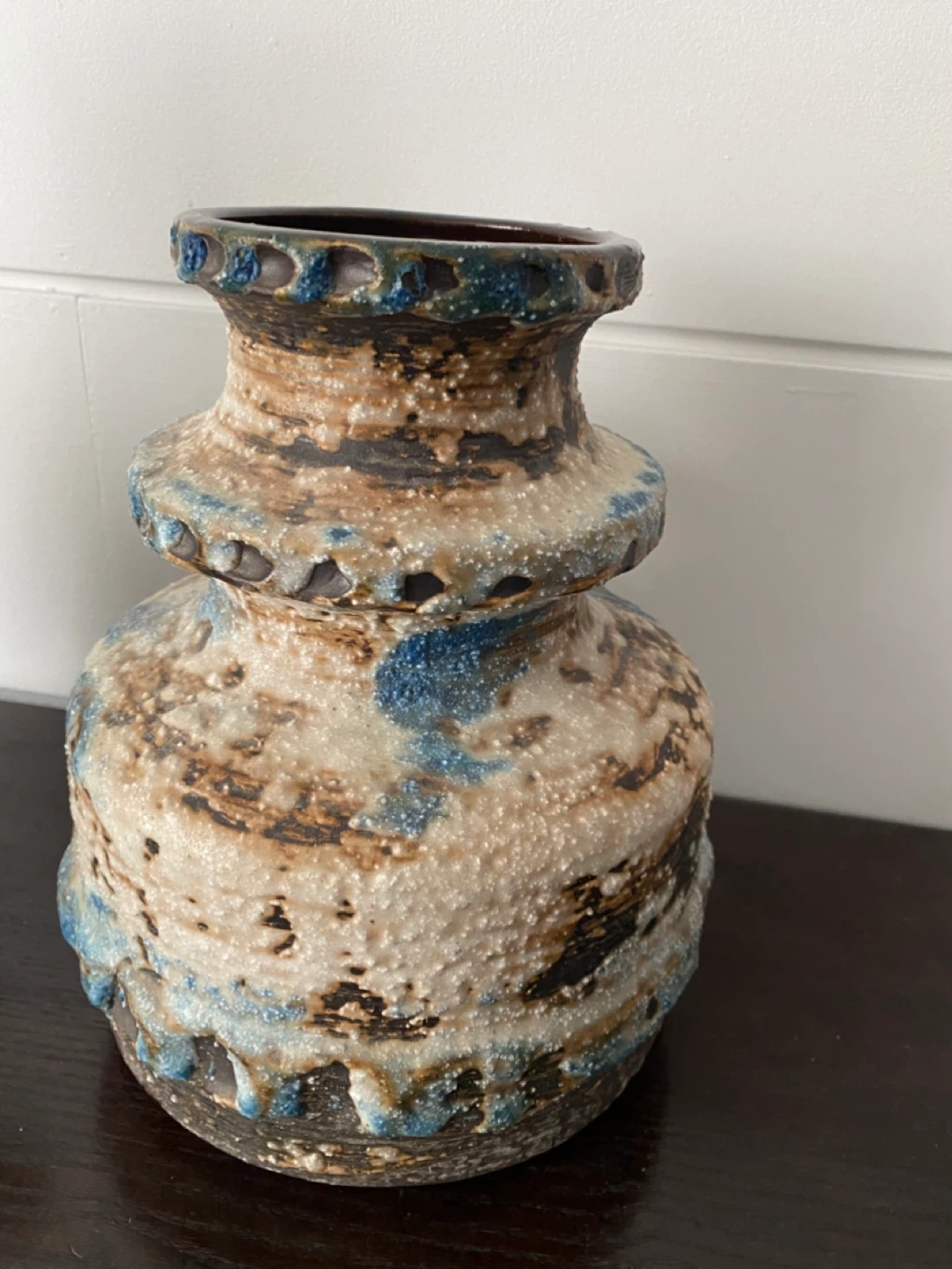 Pair of Carstens Tönnieshof Fat Lava Vases - West Germany - photo 3