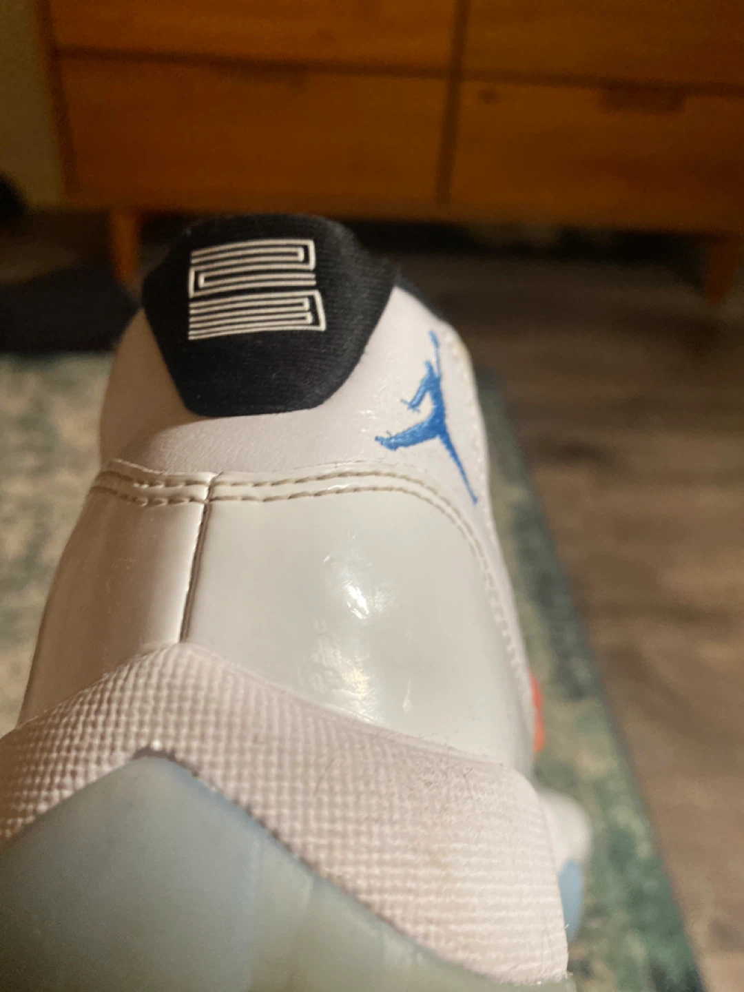 Nike Air Jordan 11 Retro White University Blue - photo 4