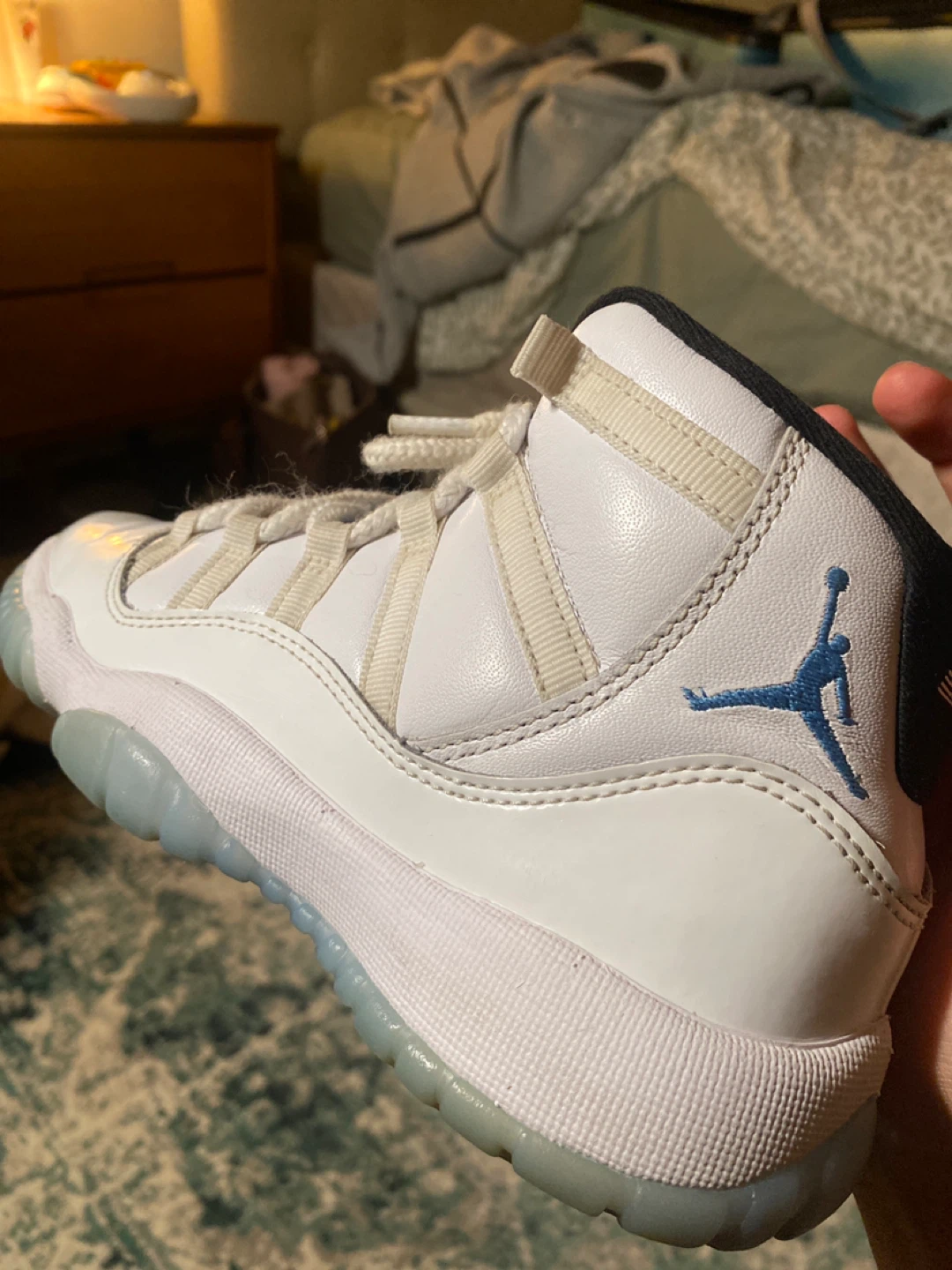 Nike Air Jordan 11 Retro White University Blue