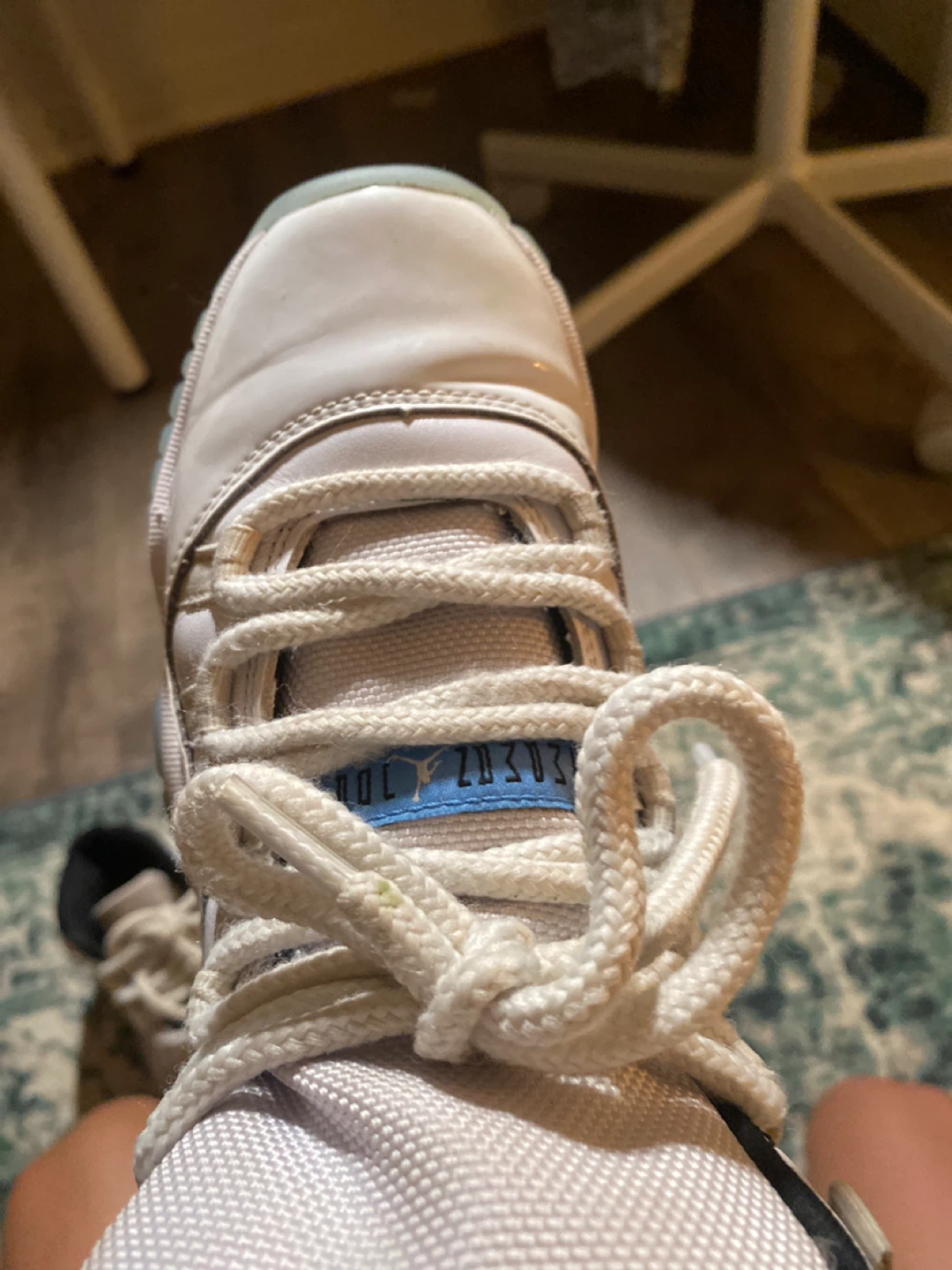 Nike Air Jordan 11 Retro White University Blue - photo 3