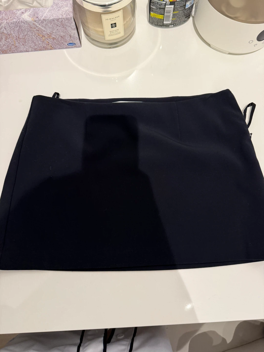 Oak + Fort Black Mini Skirt Size 4 - photo 2