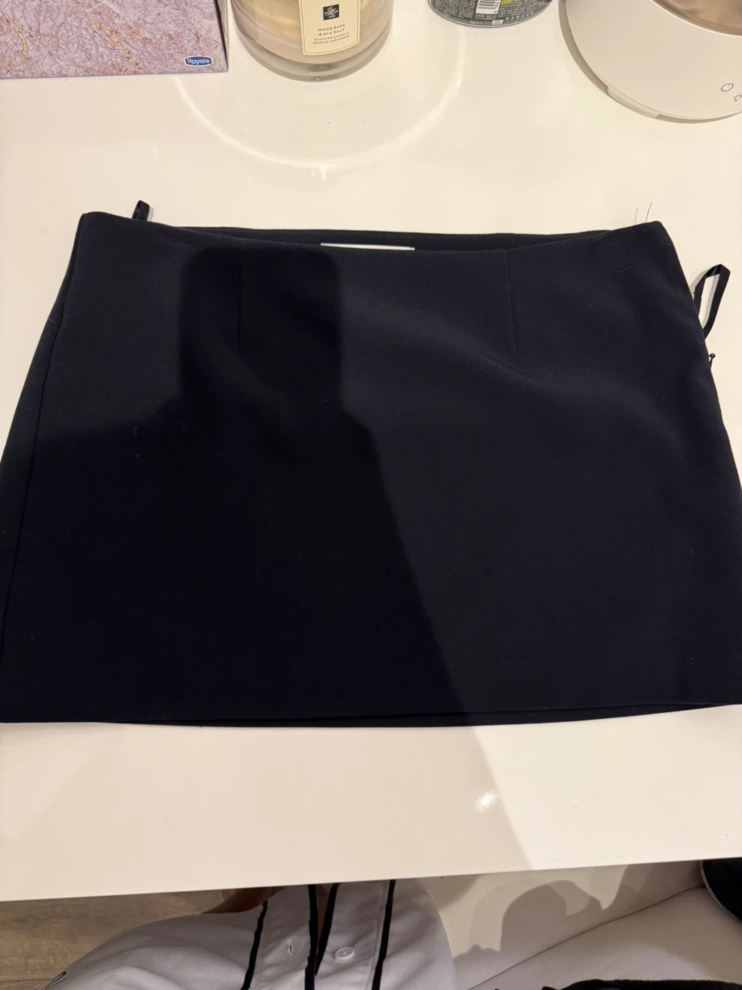 Oak + Fort Black Mini Skirt Size 4