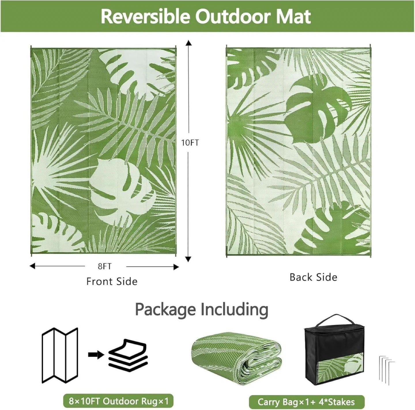 Reversible Outdoor Mat 8x10FT - photo 2