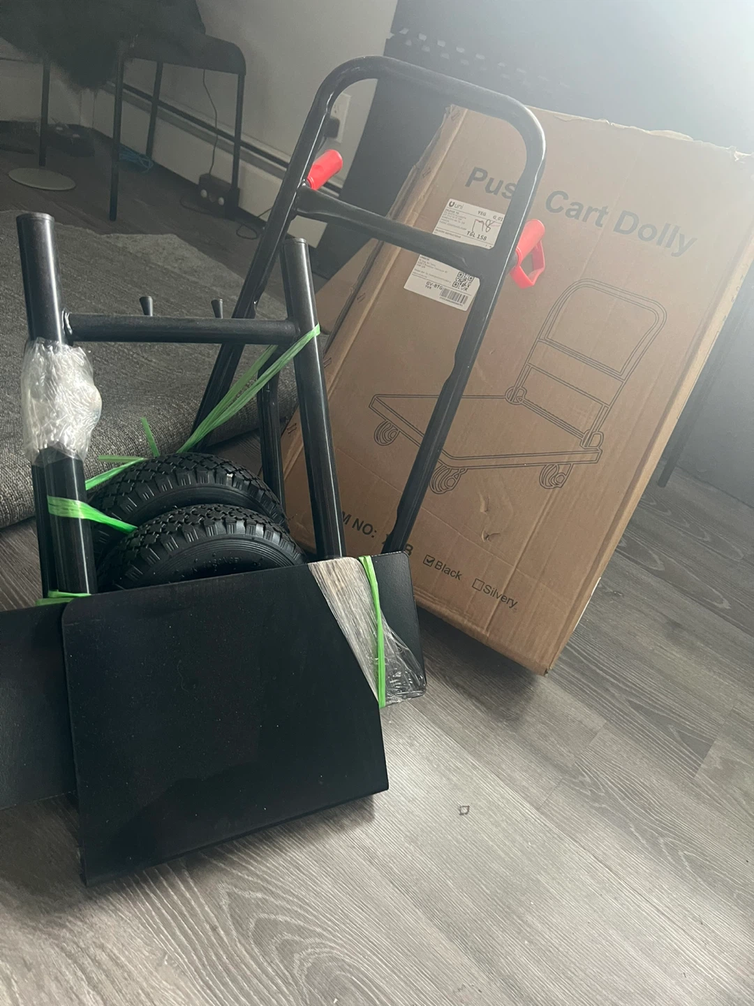 2x Black Push Cart Dolly - photo 3