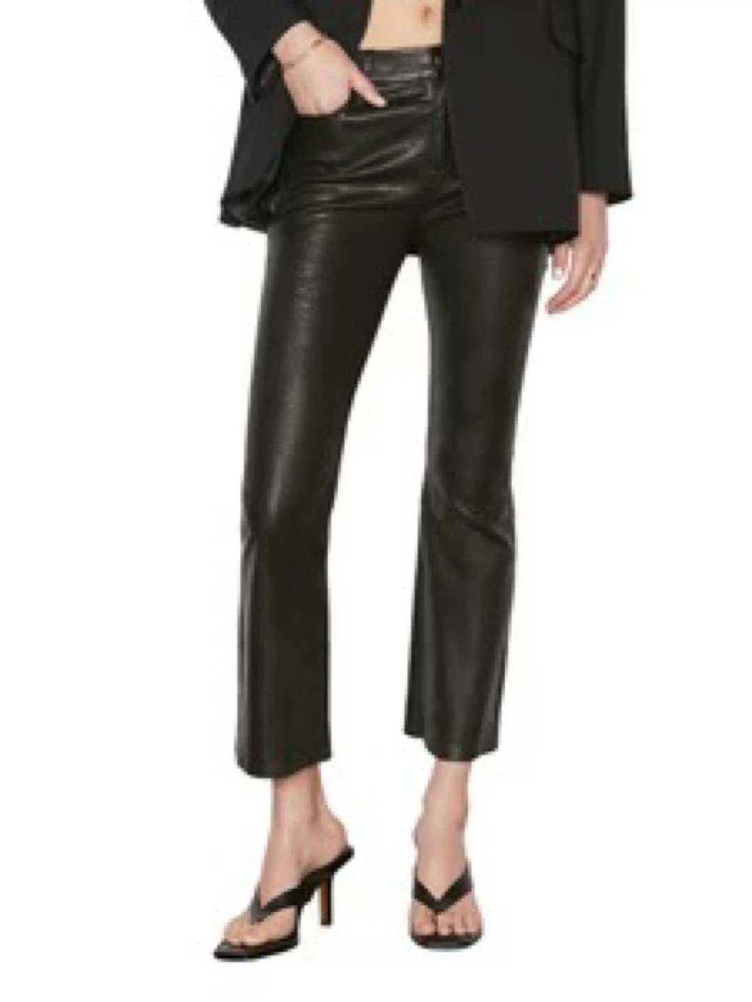 Frame Le Crop Leather pants NWT. - photo 2