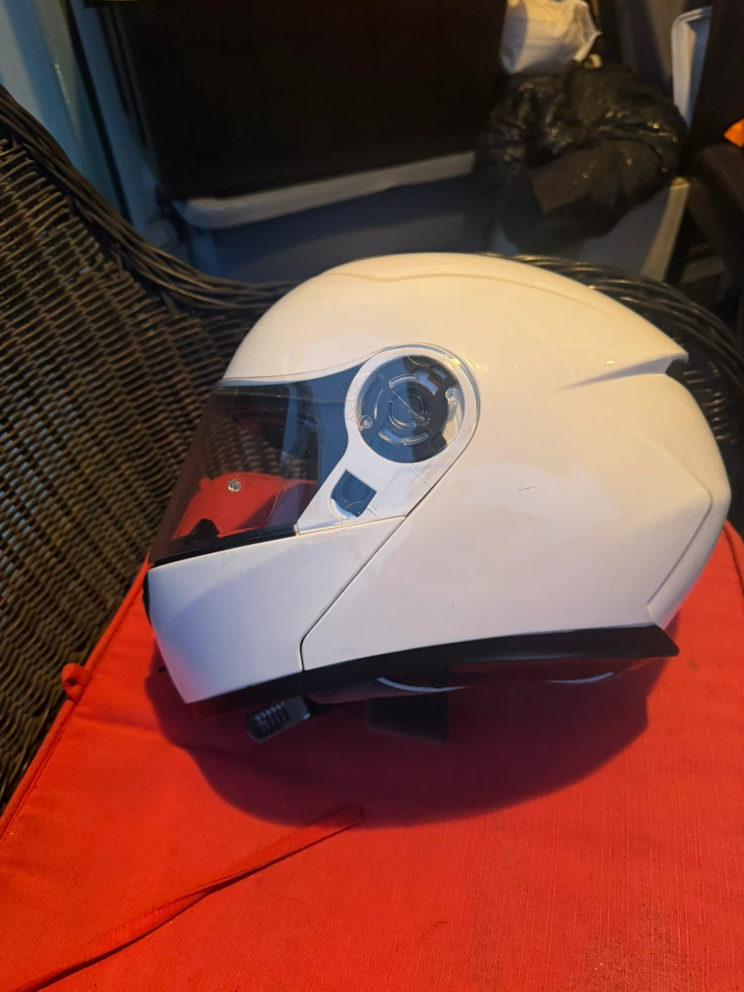 ILM White Full Face Motorcycle Helmet - Size XXL - photo 2